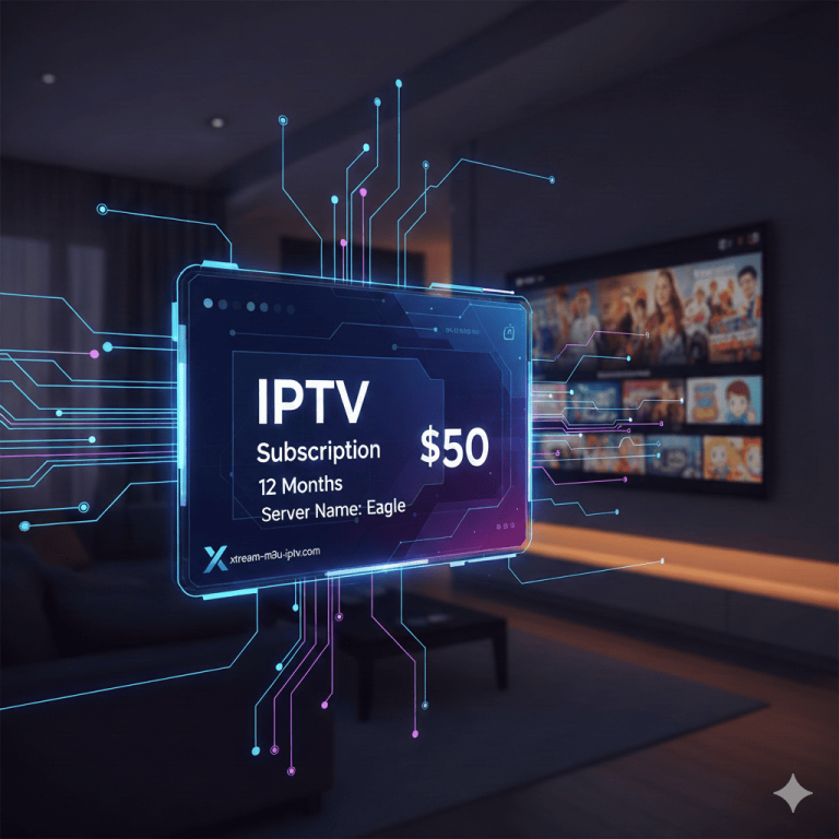 xtream m3u IPTV Subscription 12 Months 50$