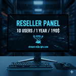xtream m3u iptv Reseller Panel 10 users 1 year 190$