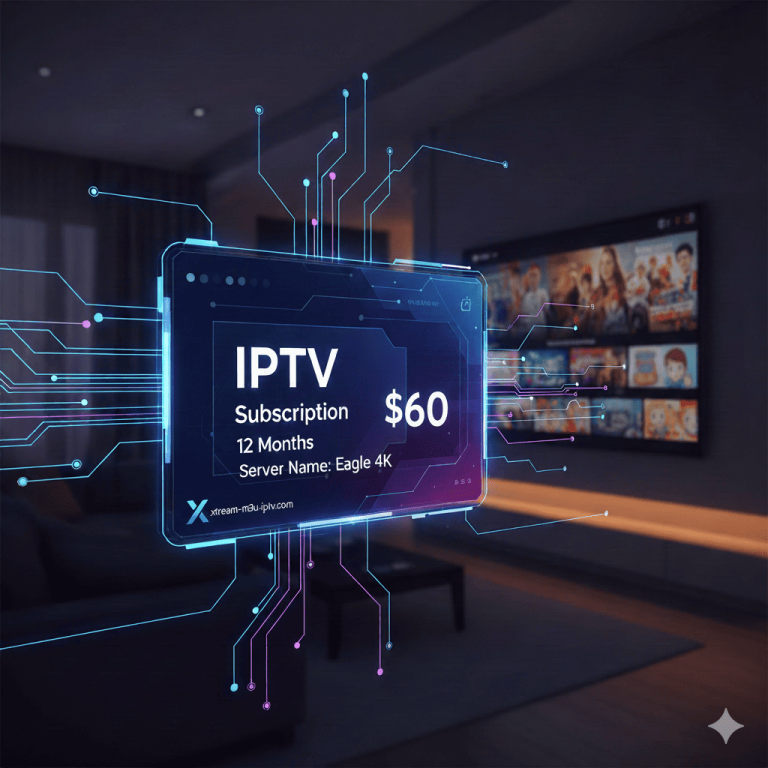 xtream m3u IPTV Subscription 12 Months 60$