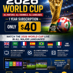 Watch the 2026 World Cup Live with Server Eagle IPTV – Full 1 Year Subscription for Only $40!